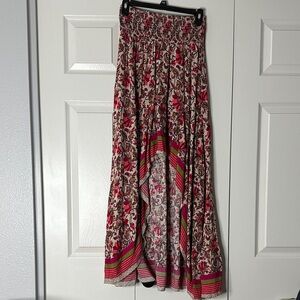 Vibrant Floral Maxi Skirt